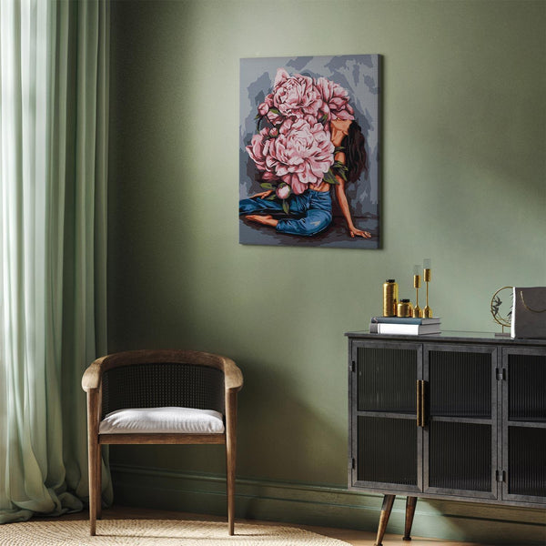 Quadro fai da te - Peony lover