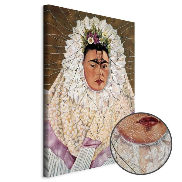 Quadro - Frida Kahlo – Self-Portrait as a Tehuana (Diego on My Mind)