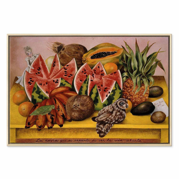 Quadro - Frida Kahlo – A Bride Frightened at the Sight of Life Opened