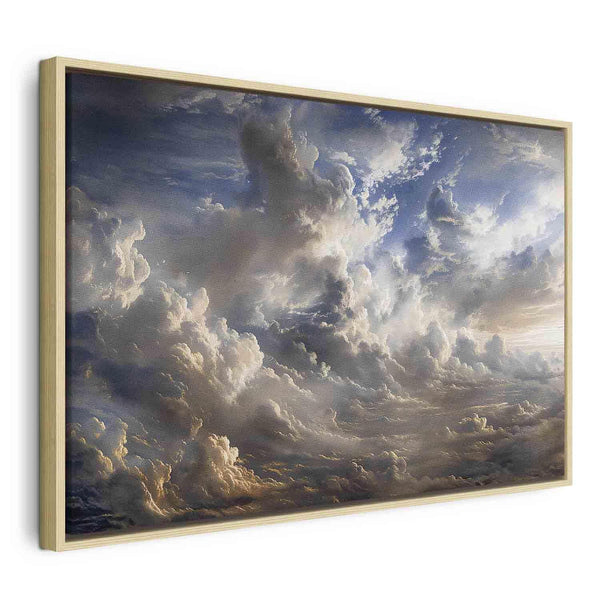 Quadro - Golden Reflections on Clouds Foretelling Dusk