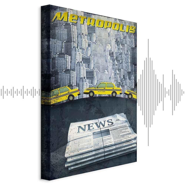 Quadro - Metropolis (1 Part) Vertical