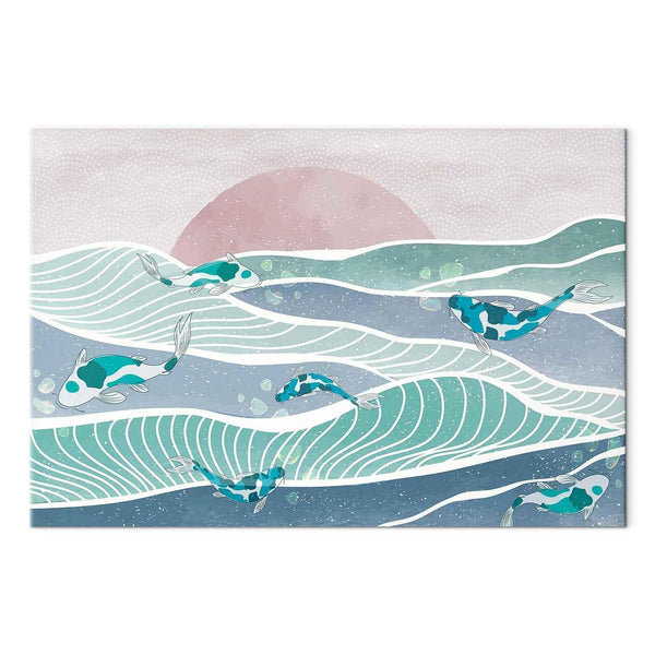 Quadro - Fish on the waves