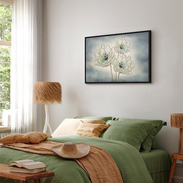 Quadro - Ocean Flowers (1 Part) Wide