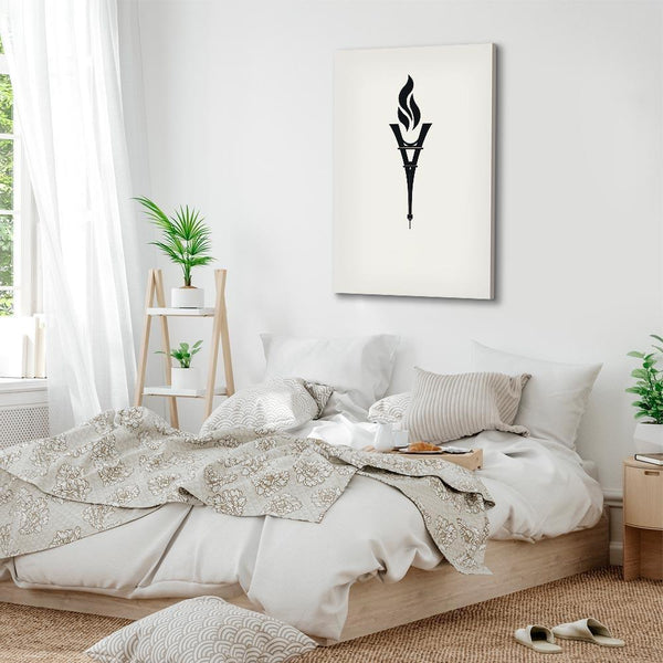 Quadro - Torch Shaped Like an Inverted Eiffel Tower