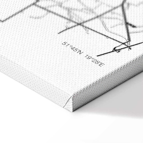 Quadro - City Plan: Lodz (1 Part) Vertical