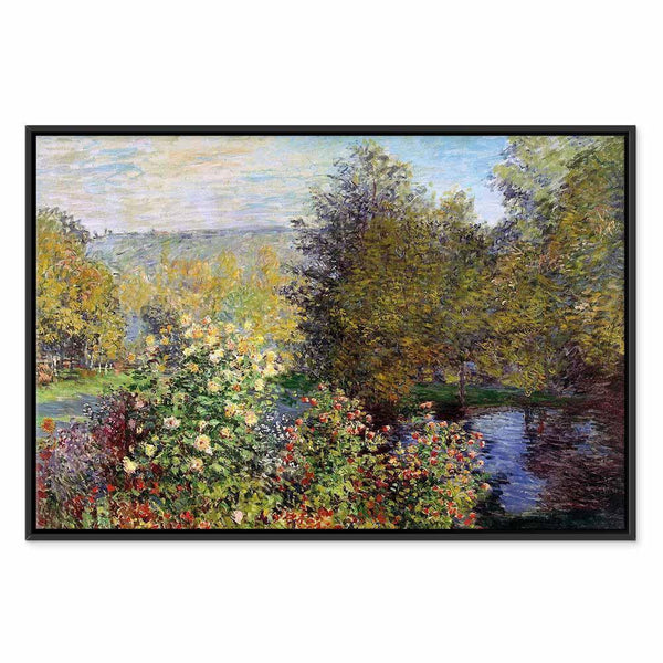 Quadro - Claude Monet – Garden at Montgeron (detail)