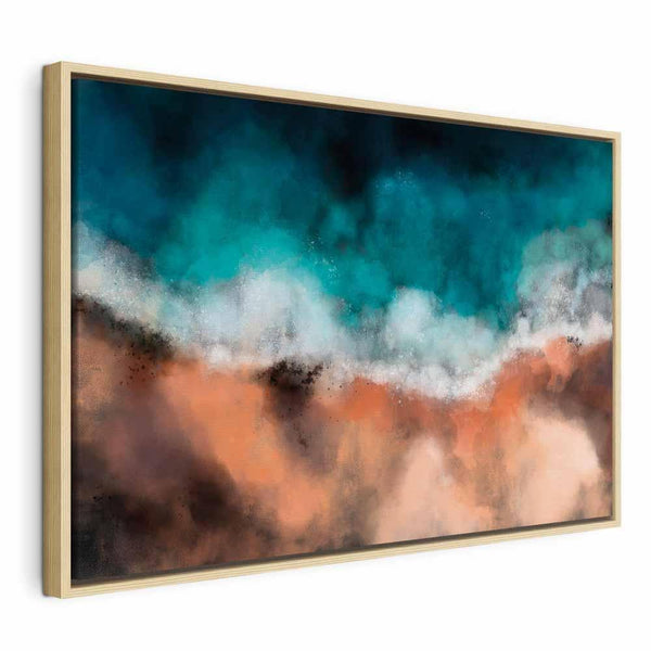 Quadro - Waves in the Sand (1 Part) Wide