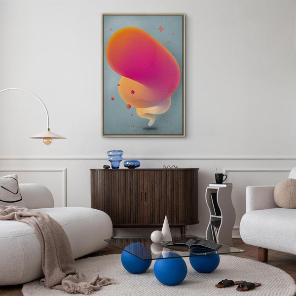 Quadro - Pink Streak (1 Part) Vertical