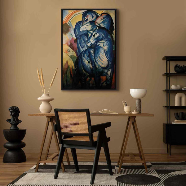 Quadro - Franz Marc – The tower of blue horses