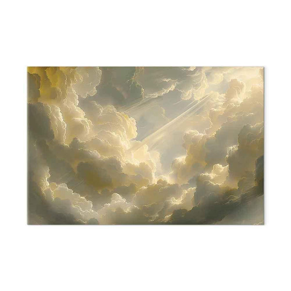 Quadro - Enchanting Play of Colors Against a Backdrop of Clouds