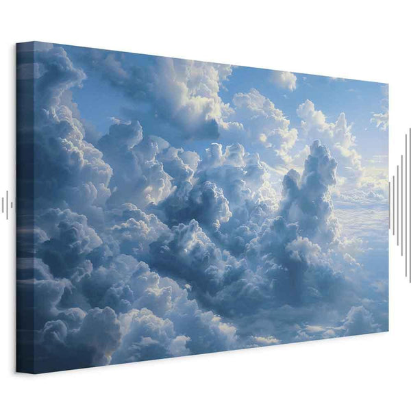 Quadro - Ocean in the Air: Waving Clouds Reflecting Morning Light