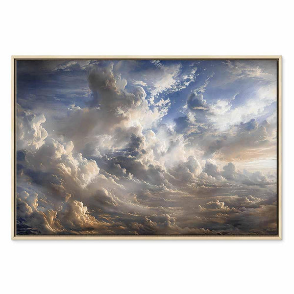 Quadro - Golden Reflections on Clouds Foretelling Dusk