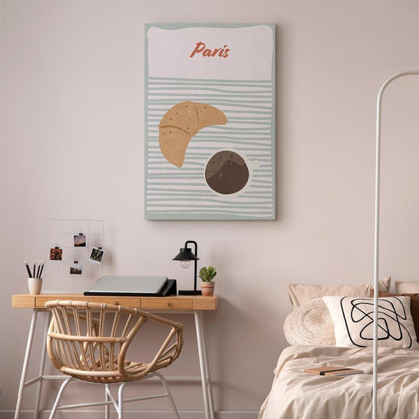 Quadro - Parisian Breakfast (1 Part) Vertical