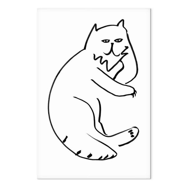Quadro - Cat Relaxing (1 Part) Vertical