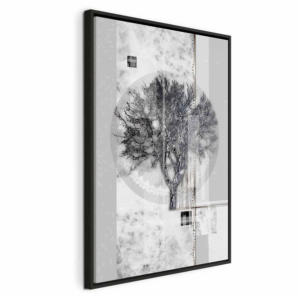 Quadro - Silver Tree (1 Part) Vertical