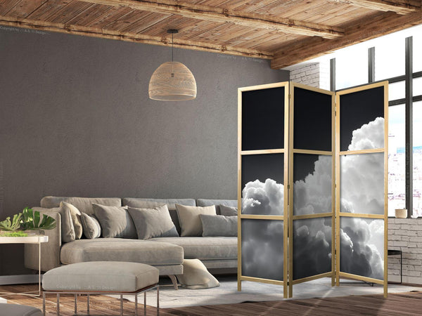 Paravento giapponese - Discover the Infinite Play of Sunlight – Clouds and Shadows in the Sky