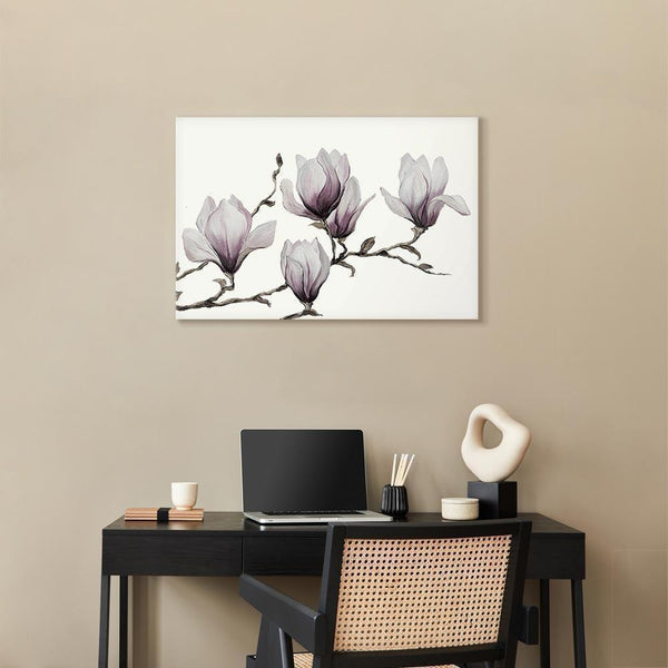Quadro - Painted Magnolias (1 Part) Wide