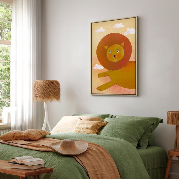 Quadro - Lion's Fun (1 Part) Vertical