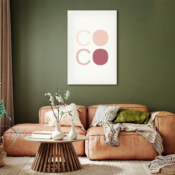 Quadro - Pink Coco (1 Part) Vertical