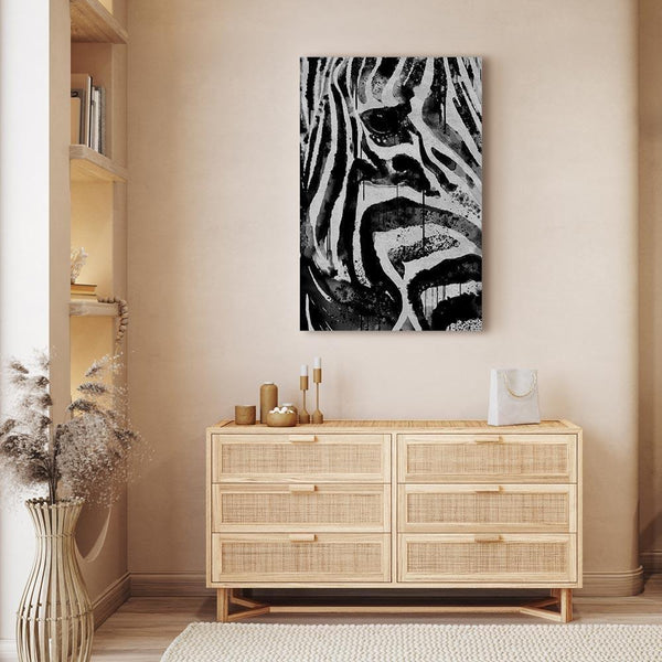 Quadro - Striped Nature (1 Part) Vertical