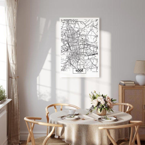Quadro - City Plan: Lodz (1 Part) Vertical