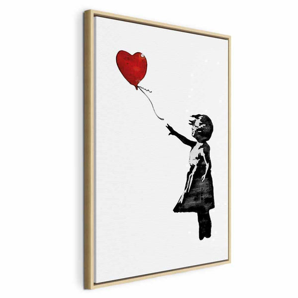 Quadro - Banksy: Girl with Balloon (1 Part) Vertical