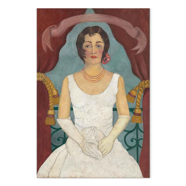 Quadro - Frida Kahlo – Portrait of a Lady in White