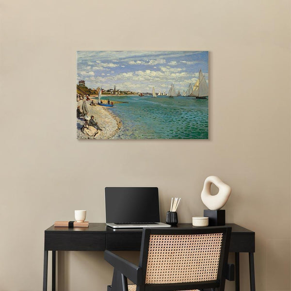 Quadro - Claude Monet – Regatta at Sainte-Adresse