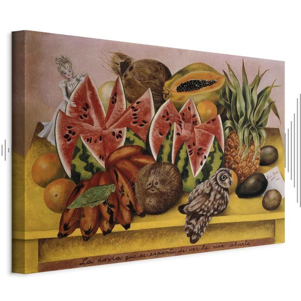 Quadro - Frida Kahlo – A Bride Frightened at the Sight of Life Opened
