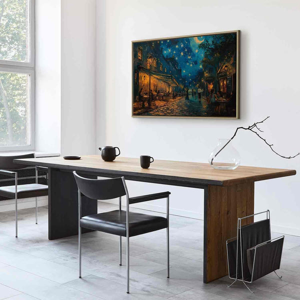 Quadro - Paris street – a painting inspired by Vincent van Gogh's style