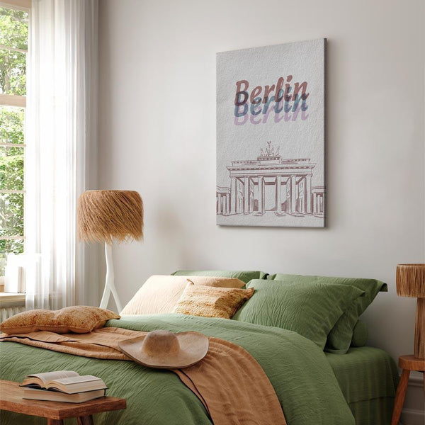 Quadro - Berlin in Watercolours (1 Part) Vertical