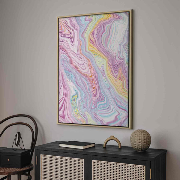 Quadro - Colorful Dream - Abstract Shapes in Pastel Colors