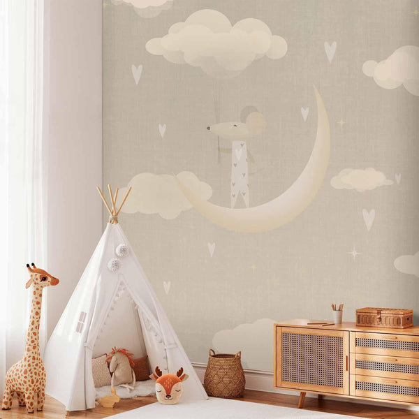 Carta da parati - Mouse on the Moon