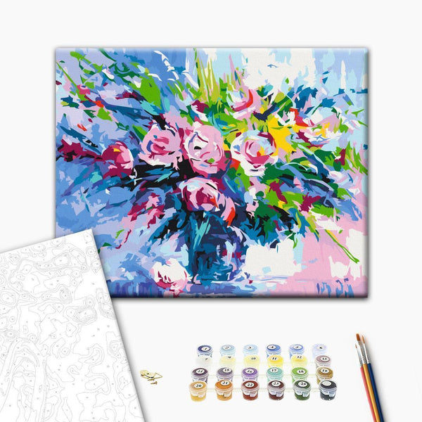 Quadro fai da te - Colorful Bouquet