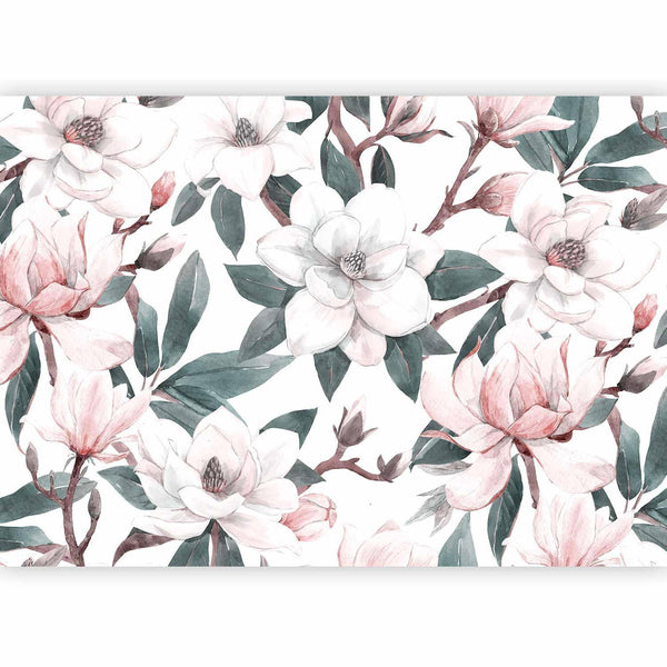 Carta da parati - Watercolor Magnolias - Second Variant