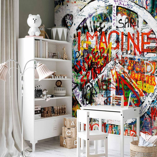 Carta da parati - Hippie Graffiti