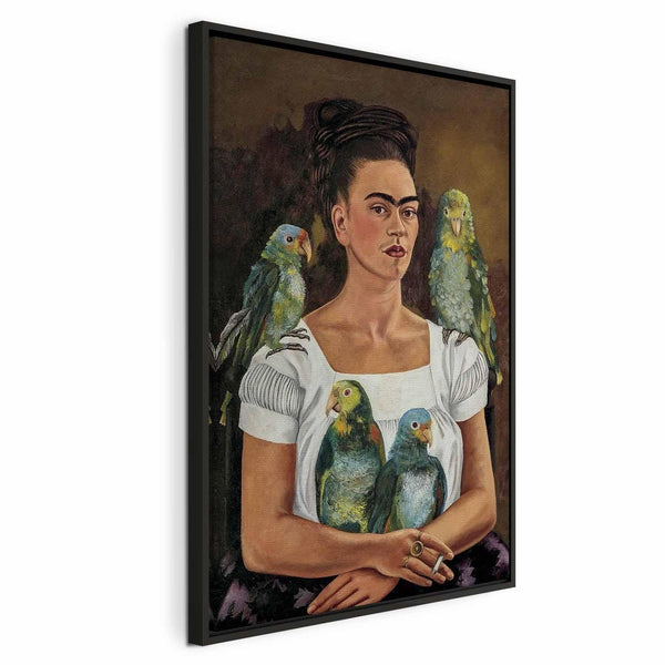 Quadro - Frida Kahlo – Me and My Parrots