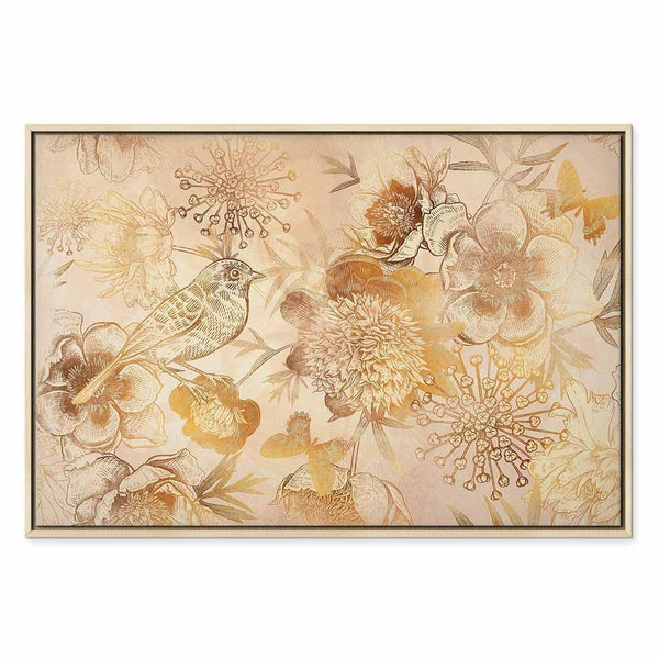 Quadro - Golden Mosaic of Nature (1 Part) Wide