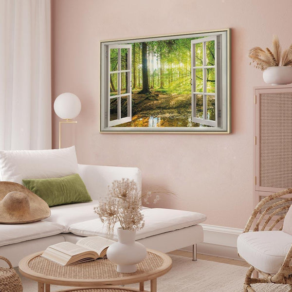 Quadro - Window: View on Forest