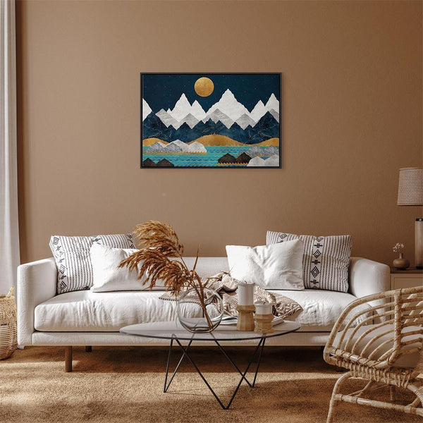 Quadro - Night in the Mountains (1 Part) Wide