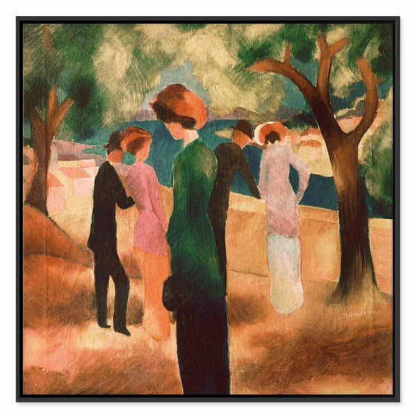 Quadro - August Macke – Lady in Green Jacket