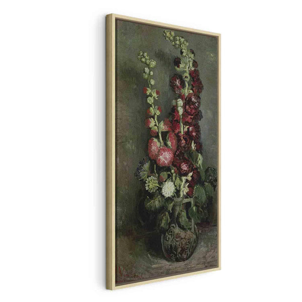 Quadro - Vincent Van Gogh – Vase of Hollyhocks