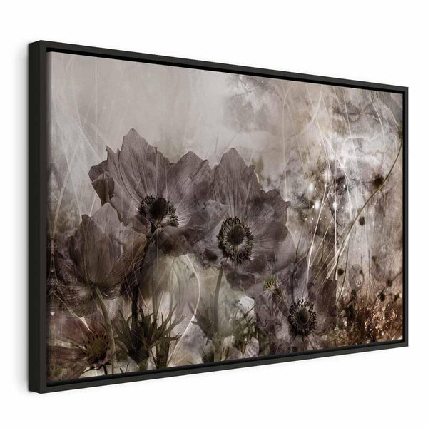 Quadro - Anemones in Sepia (1 Part) Wide