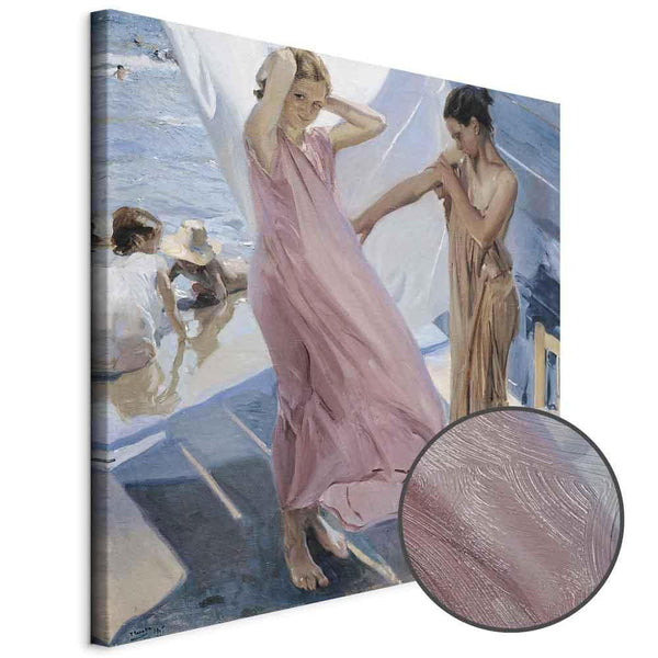 Quadro - Joaquín Sorolla y Bastida – After Bathing, Valencia