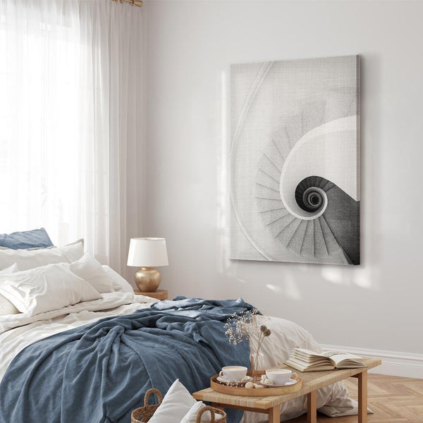 Quadro - White Stairs (1 Part) Vertical