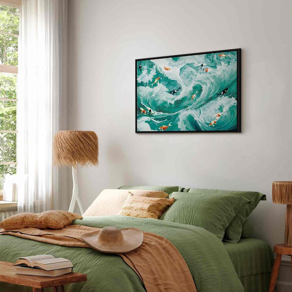 Quadro - Fish and waves