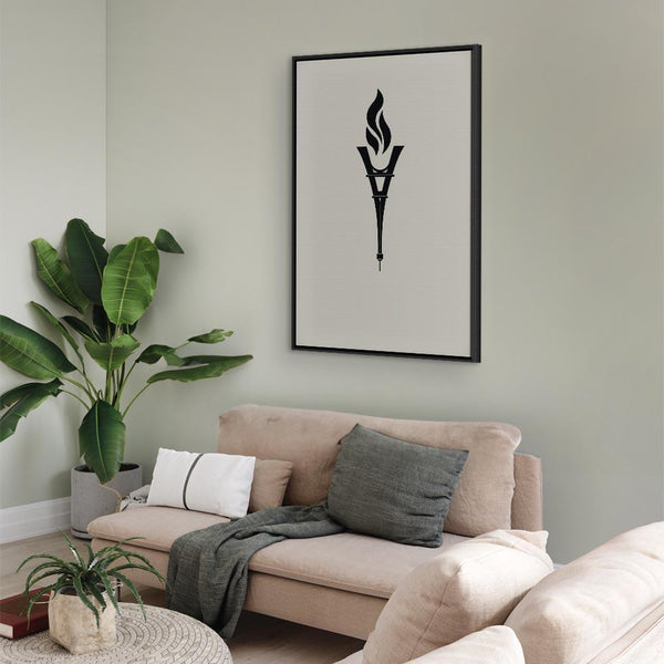 Quadro - Torch Shaped Like an Inverted Eiffel Tower