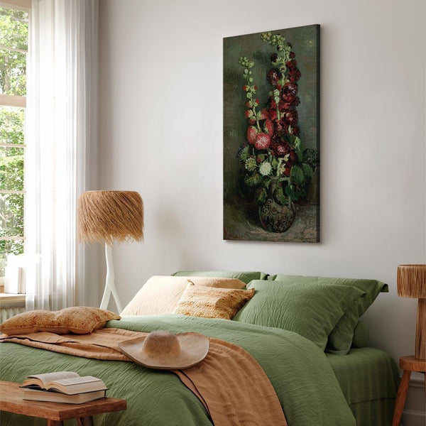 Quadro - Vincent Van Gogh – Vase of Hollyhocks