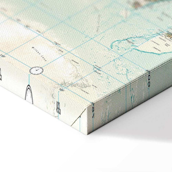 Quadro - World Map: Beautiful World
