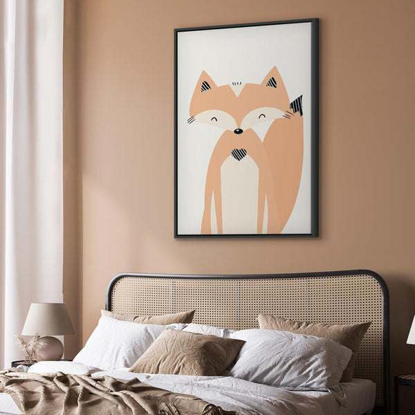 Quadro - Happy Fox (1 Part) Vertical